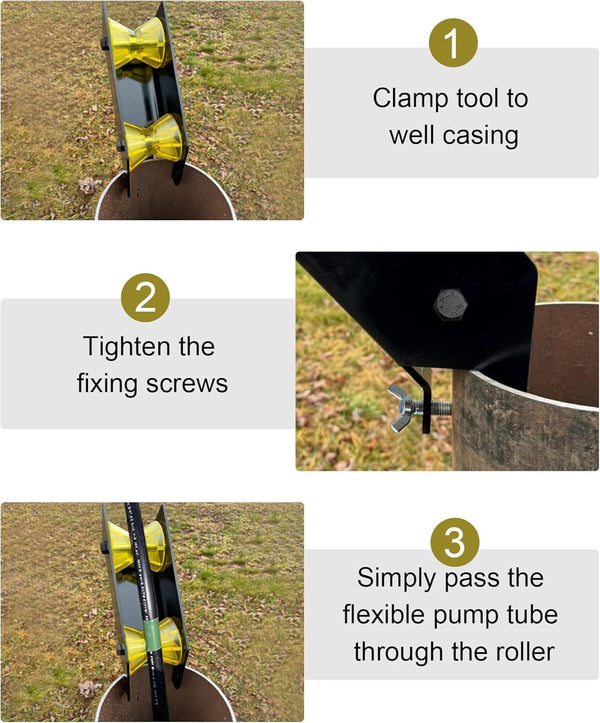 Well Pipe Pulling Tools And Cable Rollers Fit Well Pump Pipe Flexible Pipe