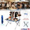 Folding Table 100x70cm Portable Display for Market Fair Stall Camping&Tradeshow