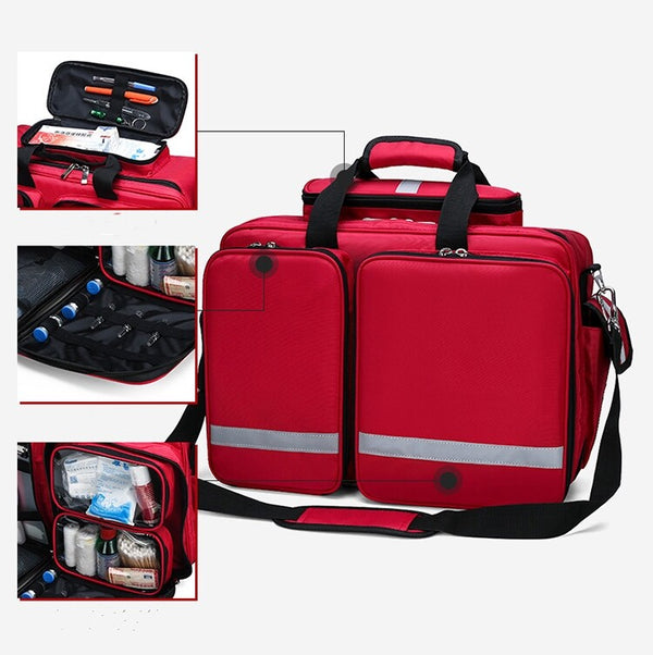 Empty First Aid Kit Medical Bag Medicine Storage Outdoor Emergency Rescue Bag