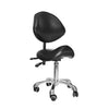 Saddle Stool Rolling Chair Saddle Chair w/ Back Support Dentist Salon Spa Chair