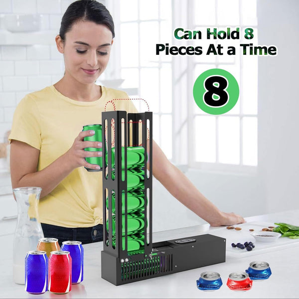 Electric Can Crusher Automatic Electric Can Crusher Hold 8 Cans for Recycling AU