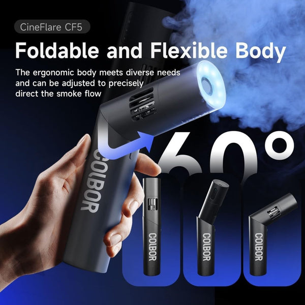 Handheld Fog Machine Smoke Machine RGB LED Dust Cloud Effect Wireless Control