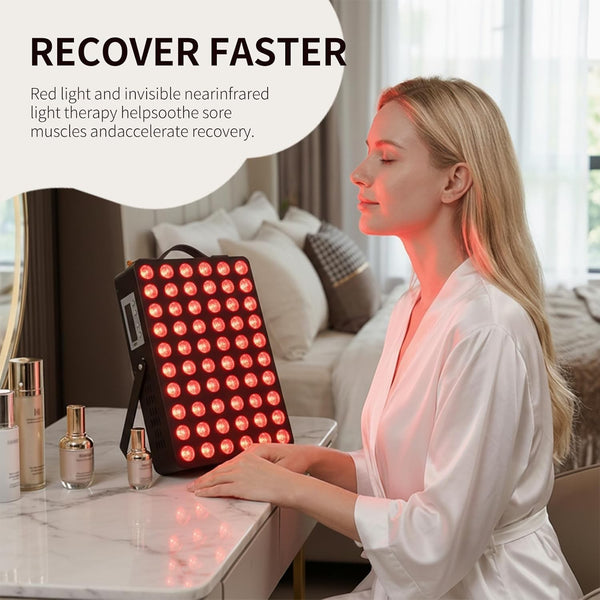 Red Light Therapy for Body 660nm 850nm Near Infrared Light Therapy Panel W/Stand