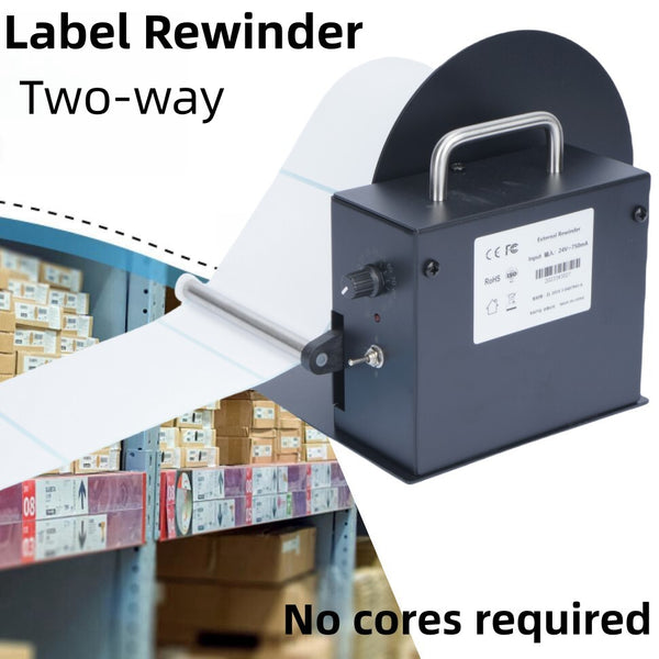 R3pro Automatic Label Rewinder Two-way Labeling Machine Barcode Label Rewinder