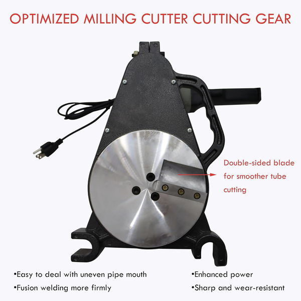4 Clamp Pipe Fusion Welder HDPE PPR Plastic Welding Butt Fusion Machine 63-200mm