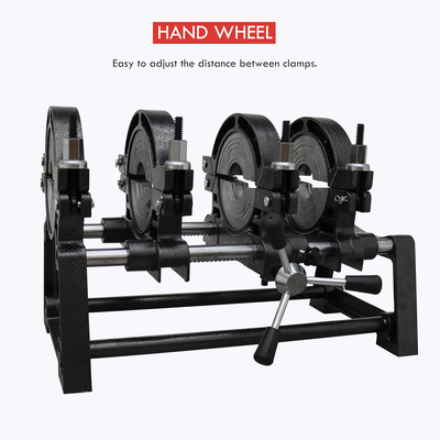 4 Clamp Pipe Fusion Welder HDPE PPR Plastic Welding Butt Fusion Machine 63-200mm