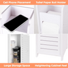 Toilet Paper Holder Toilet Paper Stand Bathroom Storage Cabinet Beside 80X15.5CM