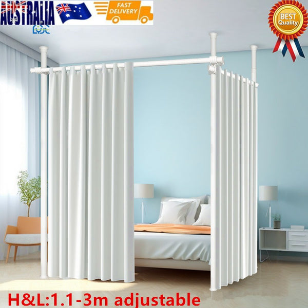 Adjustable Privacy Screen Room Divider Partition Divider Screen For Salon Spa AU