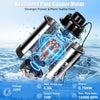 Stainless Steel Pond Fountain Aerator 4 RGB Lights Fountain Pump Pond Lake Pool