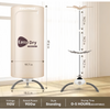 Clothes Dryer Warm Air Folding Drying Machine Compact Mini Dryer With Timing