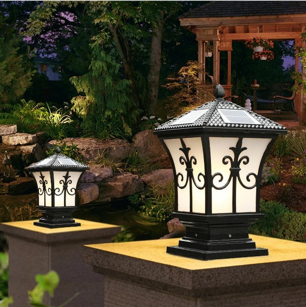 Solar Post Cap Lights Pillar Light Waterproof Garden Street Fence Decorations AU