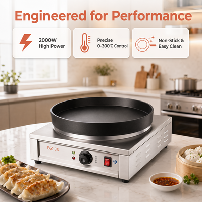 Dumpling Frying Pan Shengjian Bao Frying Automatic Electric Pot PasteMachine