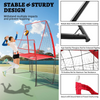 Adjustable Volleyball Practice Net w/ Sturdy Steel Frame Carry Bag 6.5-8FT AU