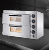 Commercial Pizza Oven Countertop Double Deck Grill Bread Baking Furnace Indoor