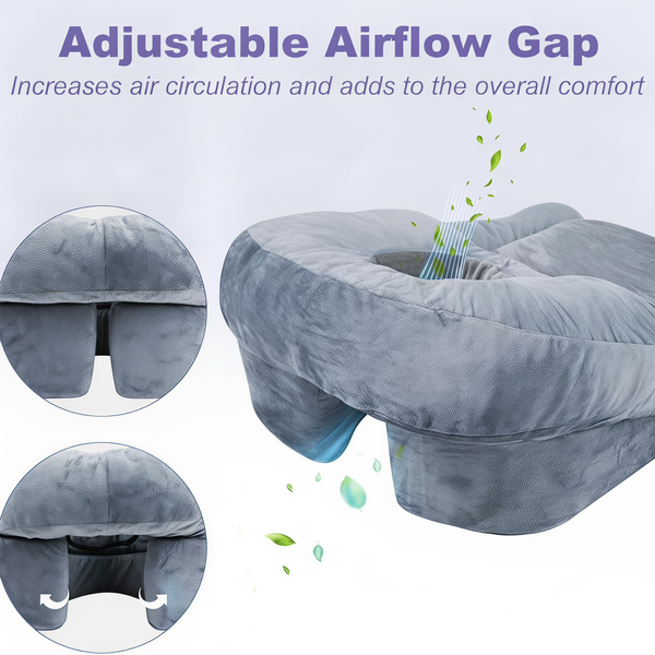 Face Down Pillow After BBL or Eye Surgery Small Face Fit Stomach Sleeping Pillow