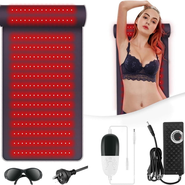 225 LED Red Light Therapy Mat Body Beauty Device Muscle Pain Relief Infrared Pad