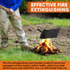 2PCS/set Fire Flapper Ergonomic Handle Fire-extinguishing Paddle Flame Tool