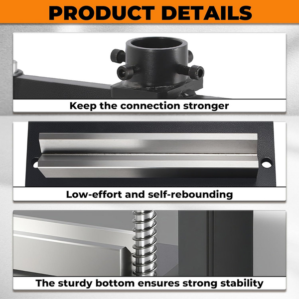 12" Press Brake Attachment For Standard 12/20 Ton Hydraulic Shop Press Machine