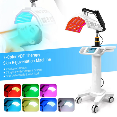 Professional 7 Color LED Facial Photon Light Therapy PDT Lamp Skin Beauty Device