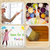 36pcs 2 Inch Chip Paint Brush DIY Art Varnishes Touchups Brushes Wooden Handle
