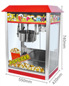 1400W Electric Popcorn Machine Theatre Commercial Popcorn Maker Popper Cooker