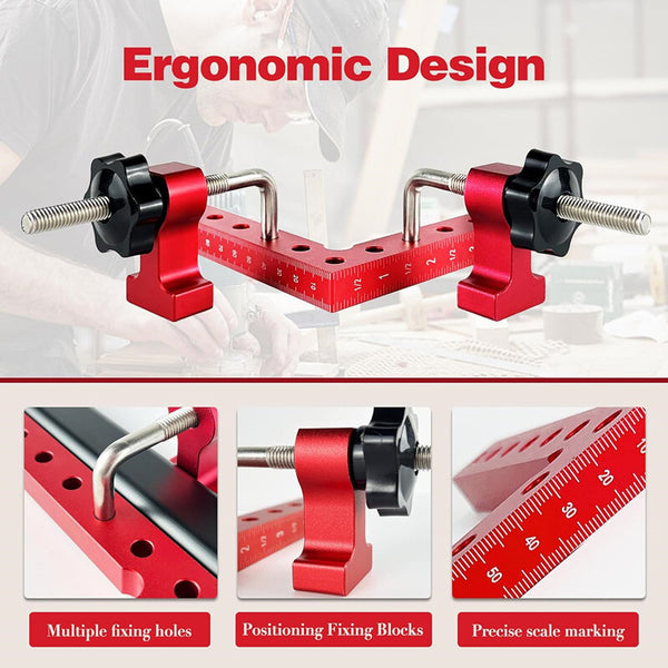 4 Pack Right Angle Clamp 160mm Woodworking Carpenter Cormer Clamping Tools AU
