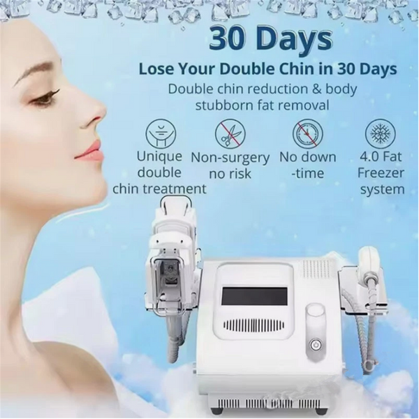 2 Handles Body Cellulite Burning Cooling Fat Freeze Slimming Machine Shaping