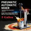 5 Gallon Pneumatic Paint Mixer Air Agitator for Viscous Liquid Ink Dye Chemicals