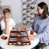 18 inch Premium Backgammon Board Game Set Large Classic Board Game Case Gifts