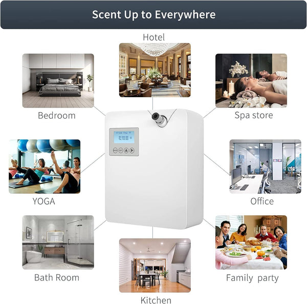 Scent Machine Electric Aroma Nebulizer Scent Diffuser Wifi Air Fragrance Machine