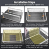 Birds Cage Small Animals Catch Trap Four Sides One Way Entrance Anti-Escape Slot