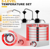 5L Sauce Fudge Pump Warmer Machine Hot Chocolate Cheese Dispenser Sauce Pump