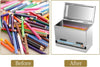 Straw Dispenser Holder Storage Stainless Steel Pencil Box for School Bar Kitchen