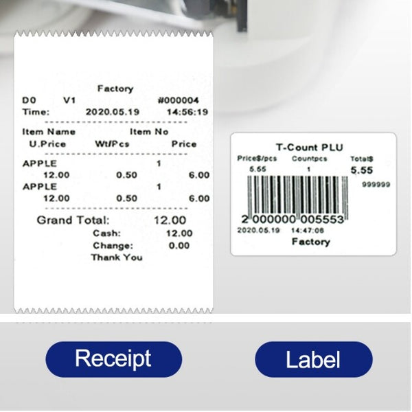 Electronic Barcode Scale Weight Scale Price Computing Supermarket Cashier Scale