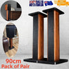 Speaker Stands90CM Rosewood Home Theatre/Bookshelf/Hi Fi Speaker Stands Surround