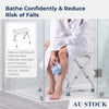 Foldable Shower Chair Height Adjustable Medical Bath Seat Bathroom Safety Assist