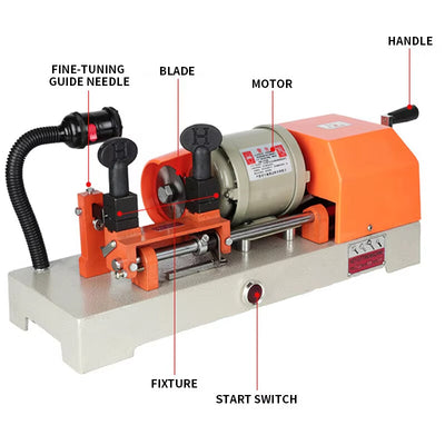 Key Cutting Machine Horizontal Duplicating Machine Automatic Cutter Tool Machine