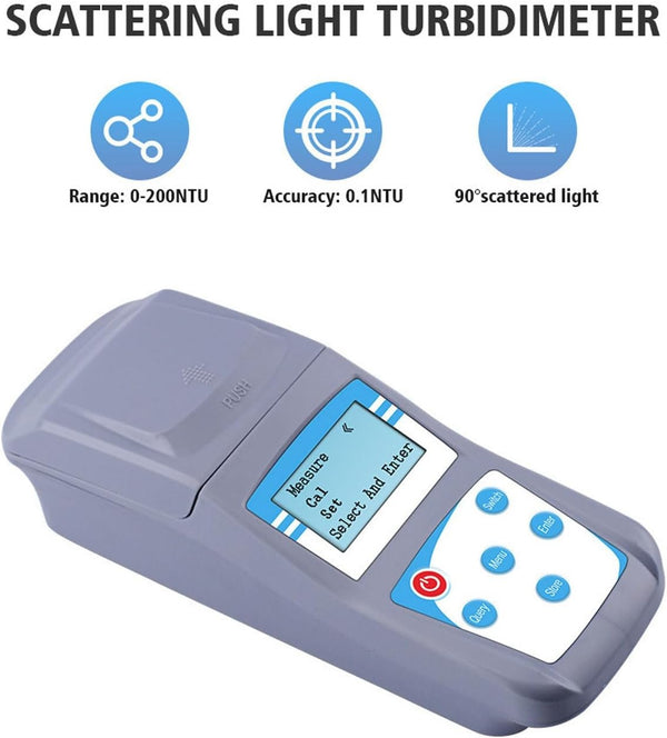 0~200NTU Digital Turbidity Meter for Swimming Pools /Water Quality Laboratory