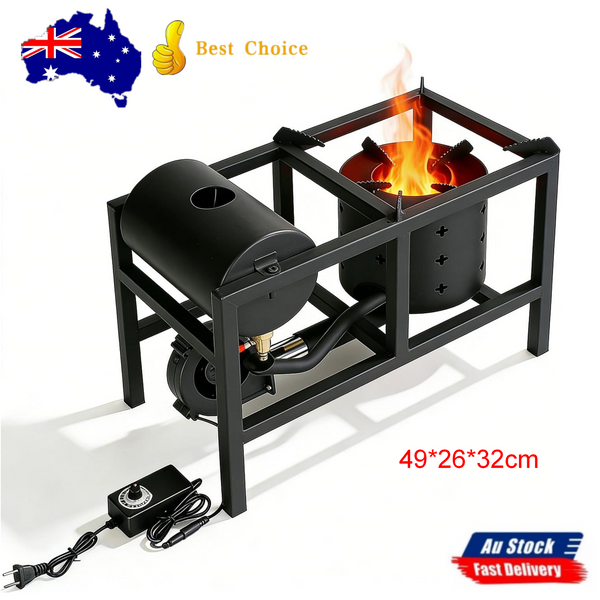 Waste Oil Burner Heater Oil Stove Outdoor Cooking Efficient Heating Furnace 12V