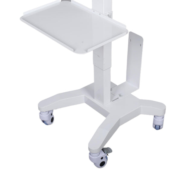 Medical Trolley Cart Height Adjustable with Laptop Tray Oral Scanner Holder AU