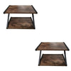 2 Tier Wood Desktop Printer Stand Home Printer Stands Table Top Organiser Shelf