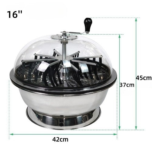 Automatic Bud Leaf Bowl Trimmer 16/24' Electric Twisted Spin Cut Stainless Steel