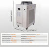 15L Industrial Water Chiller 2HP Water Cooling System for CO2 Laser Engraving AU