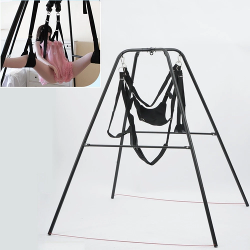1.8m Couple Sex Swing Hammock Sex Swing Stand BDSM Bondage Frame w/Sling AU
