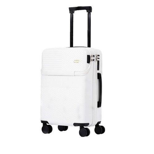 Carry-On Suitcase with USB Charging Port TSA Lock Universal Wheel Travel Luggage