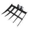 Excavator Attachment Soil Sieving Bucket Metal Wide Backhoe Rake for Mini Digger