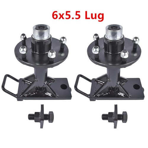 2Pcs Shipping Container Wheels 8/6-Lug Wheels Shipping Container Accessories