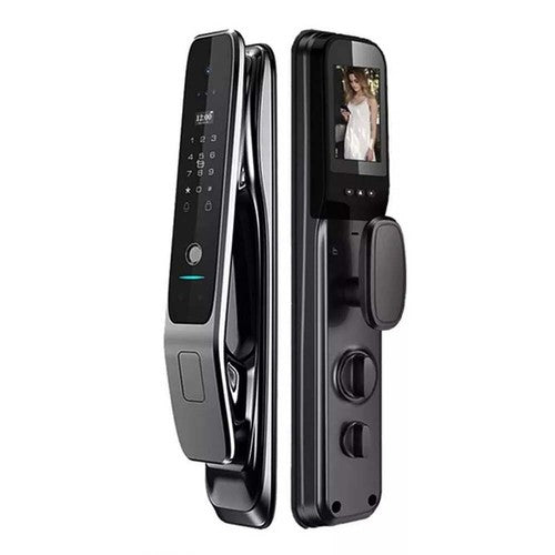 Smart Door Lock 3D Face Recognition w/ Video Doorbell Camera WiFi Fingerprint