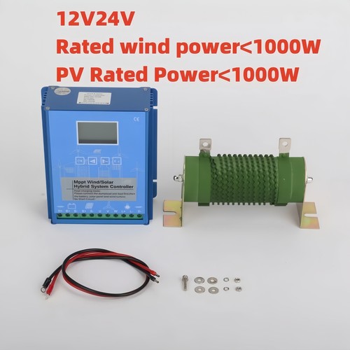1600W 12/24/48V MPPT Solar Wind Hybrid Wind Turbine Generator Charge Controller