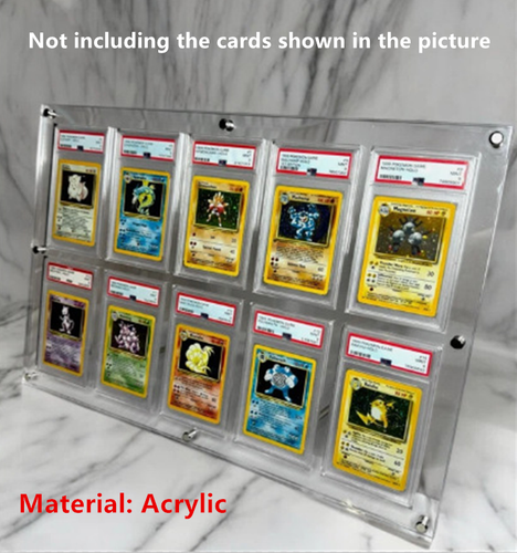 3/9/10 Card Display Frame PSA Trading Card Frame For Pokemon/NBA/Sports Cards